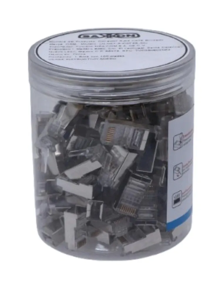 plug modular Rj45 cat6 blindado